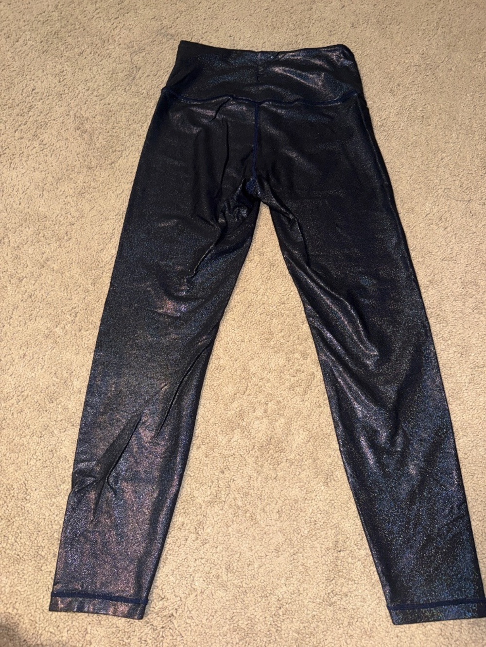 Zyia Active Light and Tight Metallic leggings (sz 6-8)